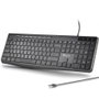 NGS SPECTRA Teclado Ultra Slim Silencioso USB Español Negro